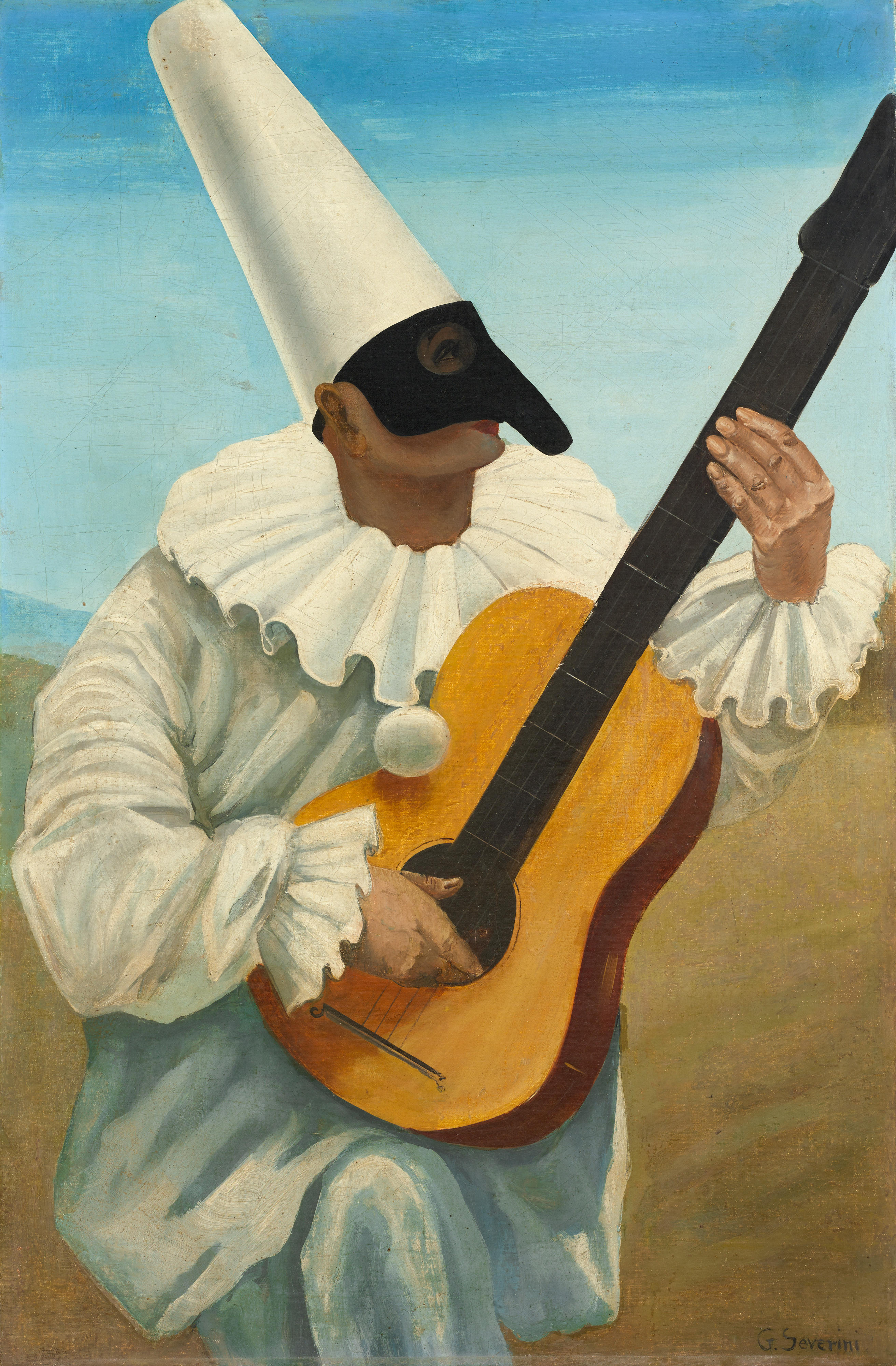 Pulcinella con Chitarra (Pulcinella with a Guitar)